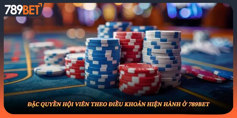 Đặc quyền hội viên theo điều khoản hiện hành ở 789BET